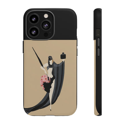 Dancer with Ink & Blossoms Phone Case – Elegant Grace & Artistic Poise