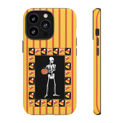 Candy Corn Skeleton Phone Cases