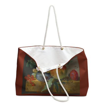 Fruit Still Life by Jan van Huysum Weekender Bag