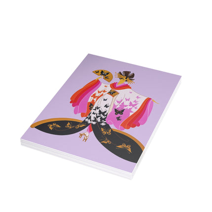 🦋🌸 The Lady Of The Butterfly Kimono Postcard Bundles – Art Deco Fashion Fantasy