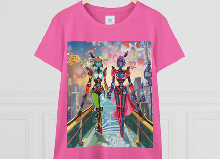 Cyber Punk Robot Models Cotton Tee