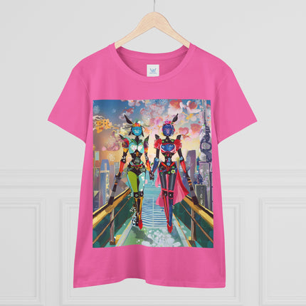 Cyber Punk Robot Models Cotton Tee