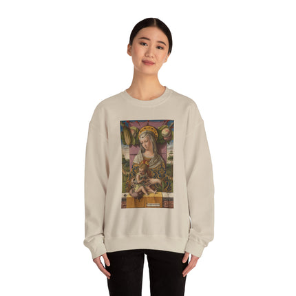 Madonna and Child by Carlo Crivelli Heavy Blend™ Crewneck Sweatshirt