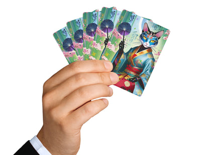 Cyberpunk Geisha Playing Cards