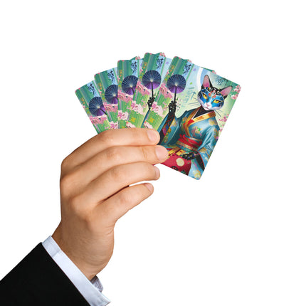Cyberpunk Geisha Playing Cards