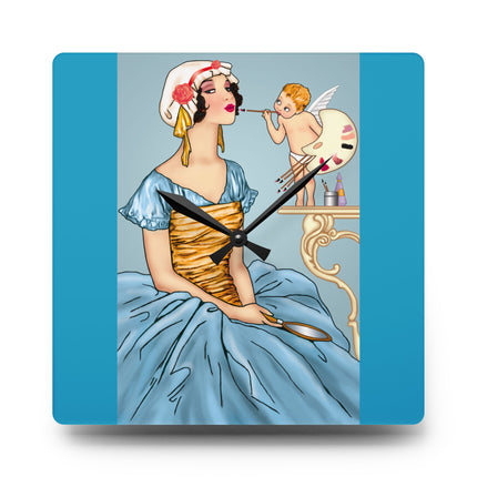The Enchanting Painter Acrylic Wall Clock