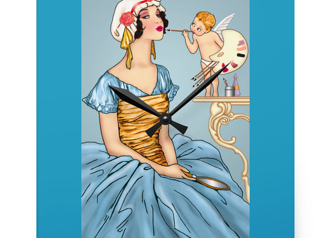 The Enchanting Painter Acrylic Wall Clock