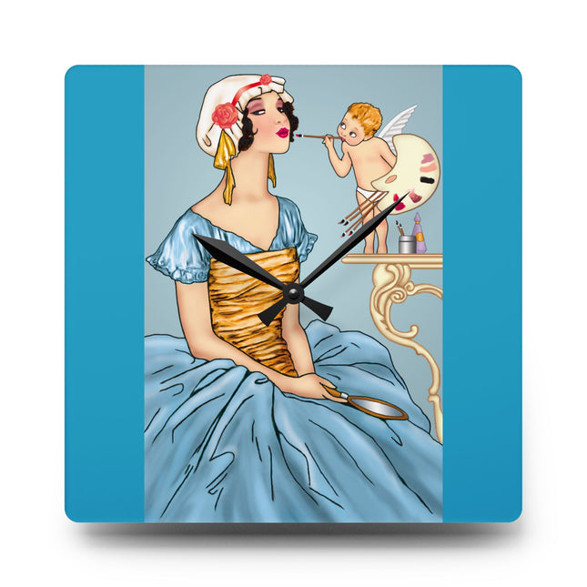 The Enchanting Painter Acrylic Wall Clock