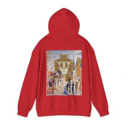 The Cathedrals of Wall Street by Florine Stettheimer Heavy Blend™ Hooded Sweatshirt