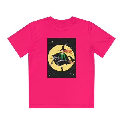 A Witch’s Moonlit Flight Youth Competitor Tee