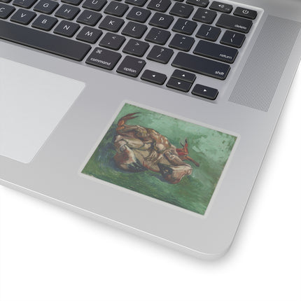 Crab on its Back by Vincent Van Gogh Kiss-Cut Stickers (4 Sizes)