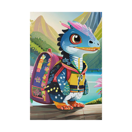 Baby Raptor Matte Canvas, Stretched, 0.75"