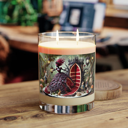 Malice in Wonderland – Gothic Halloween Cake Fantasy Scented Candle - Full Glass, 11oz