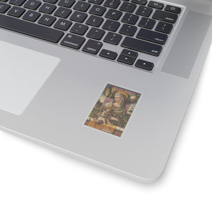 Madonna and Child by Carlo Crivelli Kiss-Cut Stickers (4 Sizes)
