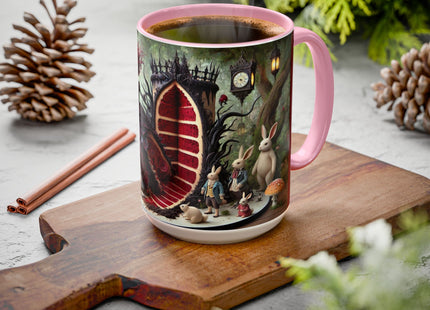 Malice in Wonderland – Gothic Halloween Colorful Mugs (11oz, 15oz)