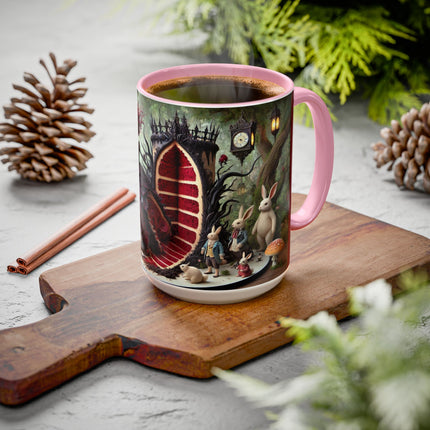 Malice in Wonderland – Gothic Halloween Colorful Mugs (11oz, 15oz)