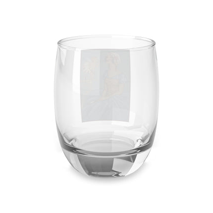 The Enchanting Painter: A Fairy's Artistic Whiskey Glass