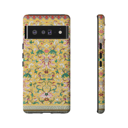 Yellow Botanical Pattern by Owen Jones Phone Cases