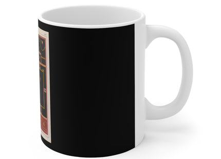 Pompeii Walls Pl.04 by Victor Steeger Ceramic Mug 11oz