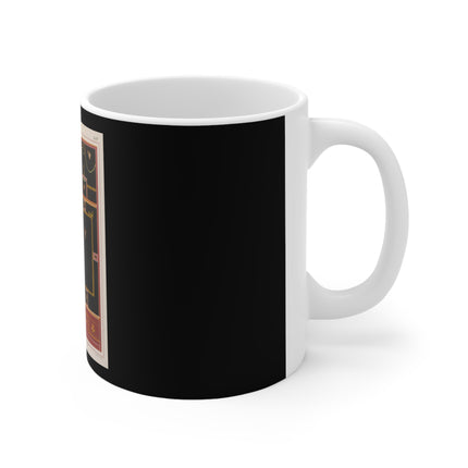 Pompeii Walls Pl.04 by Victor Steeger Ceramic Mug 11oz