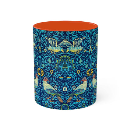 Bird by William Morris Colorful Mugs, 11oz