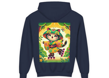 Firefly Dance on Wheels Youth Heavy Blend Hooded Sweatshirt