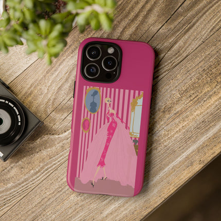 Lady in Pink Phone Case – Graceful Sophistication