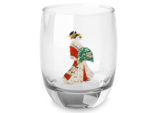 Japanese Woman by Hosoda Eishi Whiskey Glass