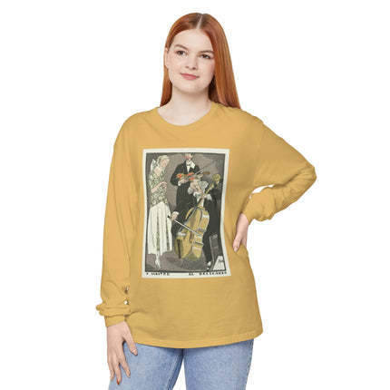 O Maitre el Relicario by Fernand Siméon Garment-dyed Long Sleeve T-Shirt