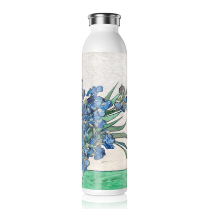 Irises by Vincent Van Gogh Slim Water Bottle