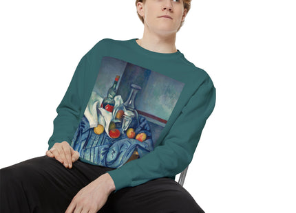 The Peppermint Bottle by Paul Cézanne Unisex Garment-Dyed Sweatshirt
