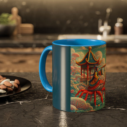The Celestial Crab Navigator Colorful Mugs (11oz, 15oz)