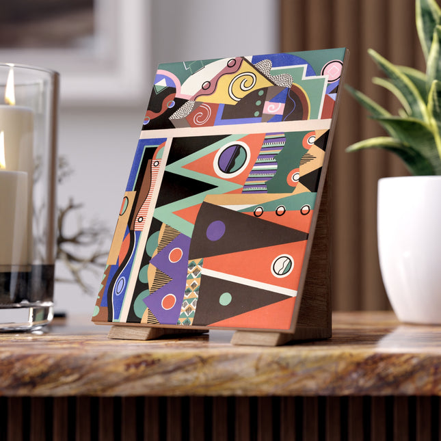 Collection decors et couleurs Pl.03 by Georges Valmiers Ceramic Tile