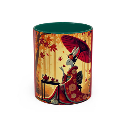 Theatrical Harvest Rabbit Colorful Mugs (11oz, 15oz)