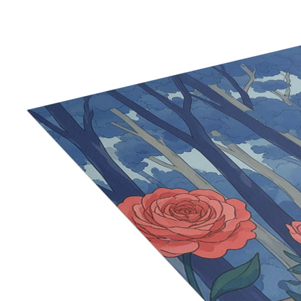 🎭🌸 The Harlequin Garden Gathering Greeting Card – Art Deco Masquerade Elegance