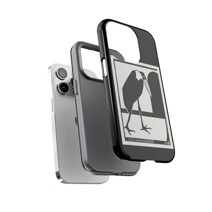 A Lame Marabou by Samuel Jessurun de Mesquita Phone Cases