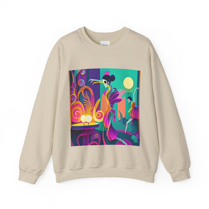 Dance of the Skeleton Ballerinas Unisex Heavy Blend™ Crewneck Sweatshirt