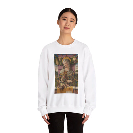 Madonna and Child by Carlo Crivelli Heavy Blend™ Crewneck Sweatshirt