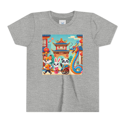 Lantern Street Dragon Parade Youth Short Sleeve Tee