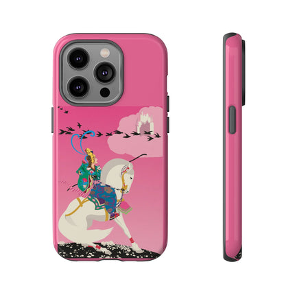 Samurai Princess on the White Steed Phone Case – Epic Grace & Mythic Power
