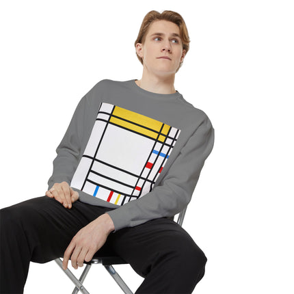 Place de la Concorde by Piet Mondrian Garment-Dyed Sweatshirt