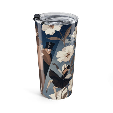 🌙🤎 The Ladies Of The Midnight Garden Tumbler – Art Deco Evening Glamour