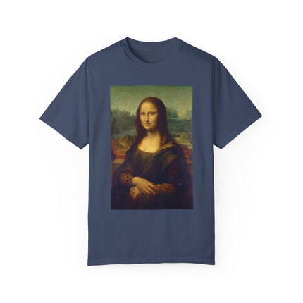 Mona Lisa by Leonardo da Vinci Unisex Garment-Dyed T-shirt