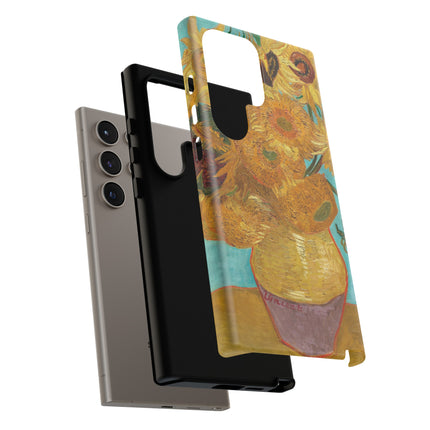 Vase with Twelve Sunflowers by Vincent Van Gogh Phone Cases