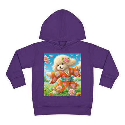 Chrysanthemum Meadow Play Toddler Pullover Fleece Hoodie
