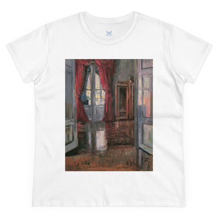 View into an Apartment by Egon Schiele Women's Midweight Cotton Tee