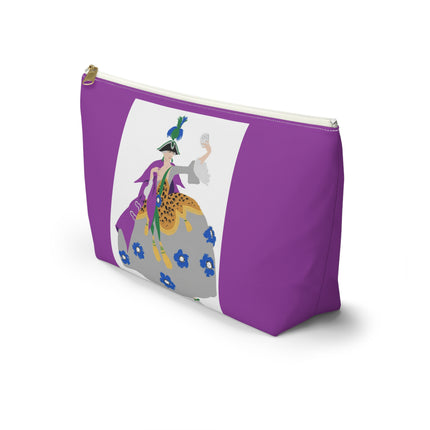 Masquerade Marquise Cosmetic Bag – Art Deco Glamour & Carnival Mystique