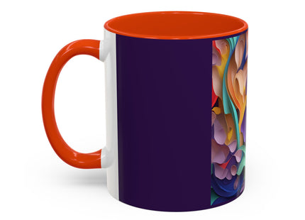 The Elegant Iris Flower Colorful Mugs (11oz, 15oz)