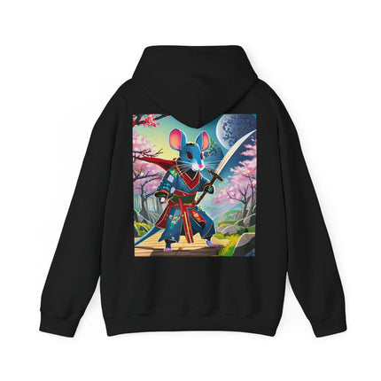 Cyber Samurai Rat – Heavy Blend™ Hooded Sweatshirt