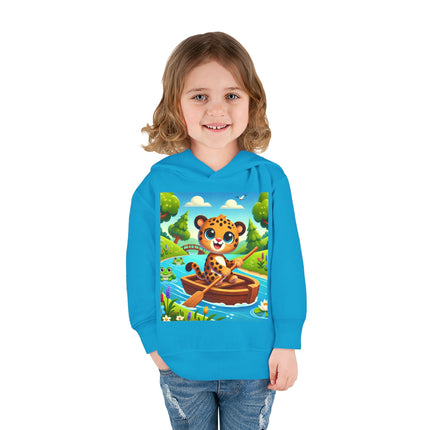 Little Explorer on the River Toddler Pullover Fleece Hoodie